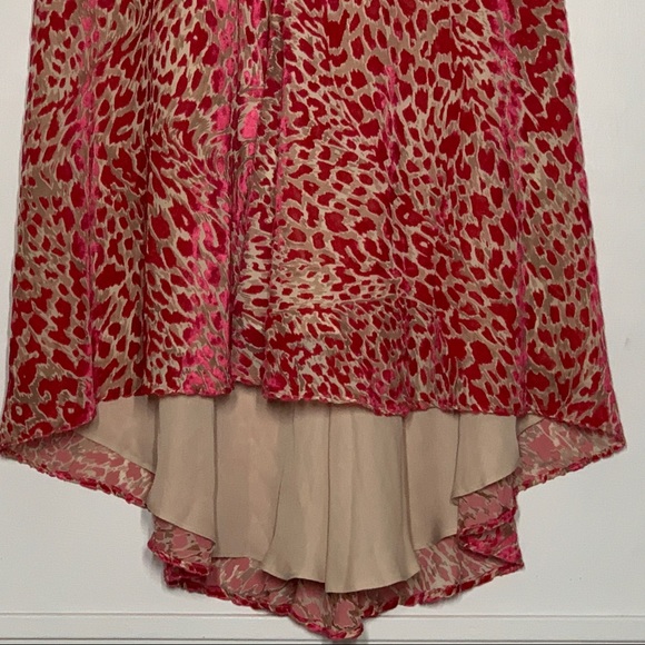 Reiss Neelam Burn-Out Detail Midi Flared Skirt - Picture 7 of 14